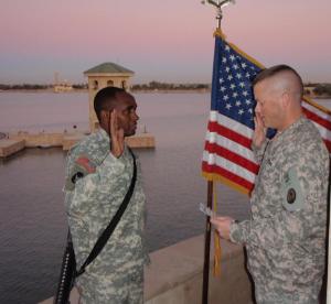 Aron in the military